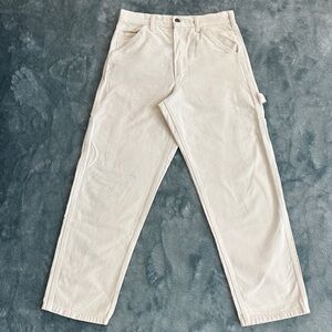 Stan Ray Cream Carpenter Pants size 29”